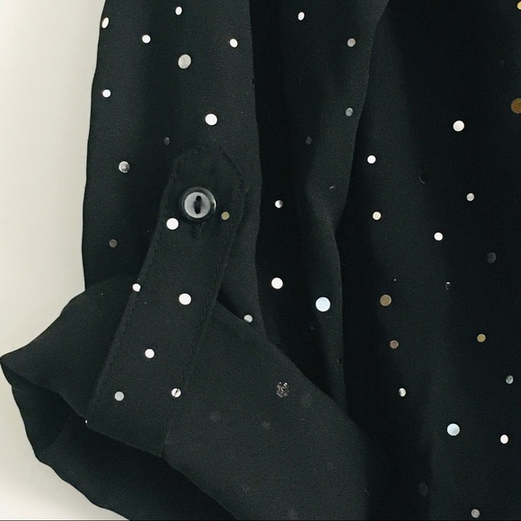 Carol Bay women’s silk Jeweled blouse - Picture 5 of 10